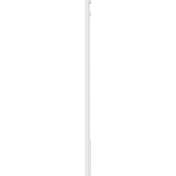 Flat Panel PVC Pilaster with Decorative Capital & Base (Pair) S376058