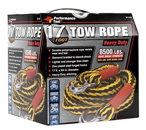 34 IN. X 17 FT. Tow Rope X9959