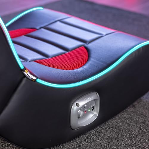 Foldable Bluetooth Audio Floor Chair with Headrest Mounted Speakers A5284
