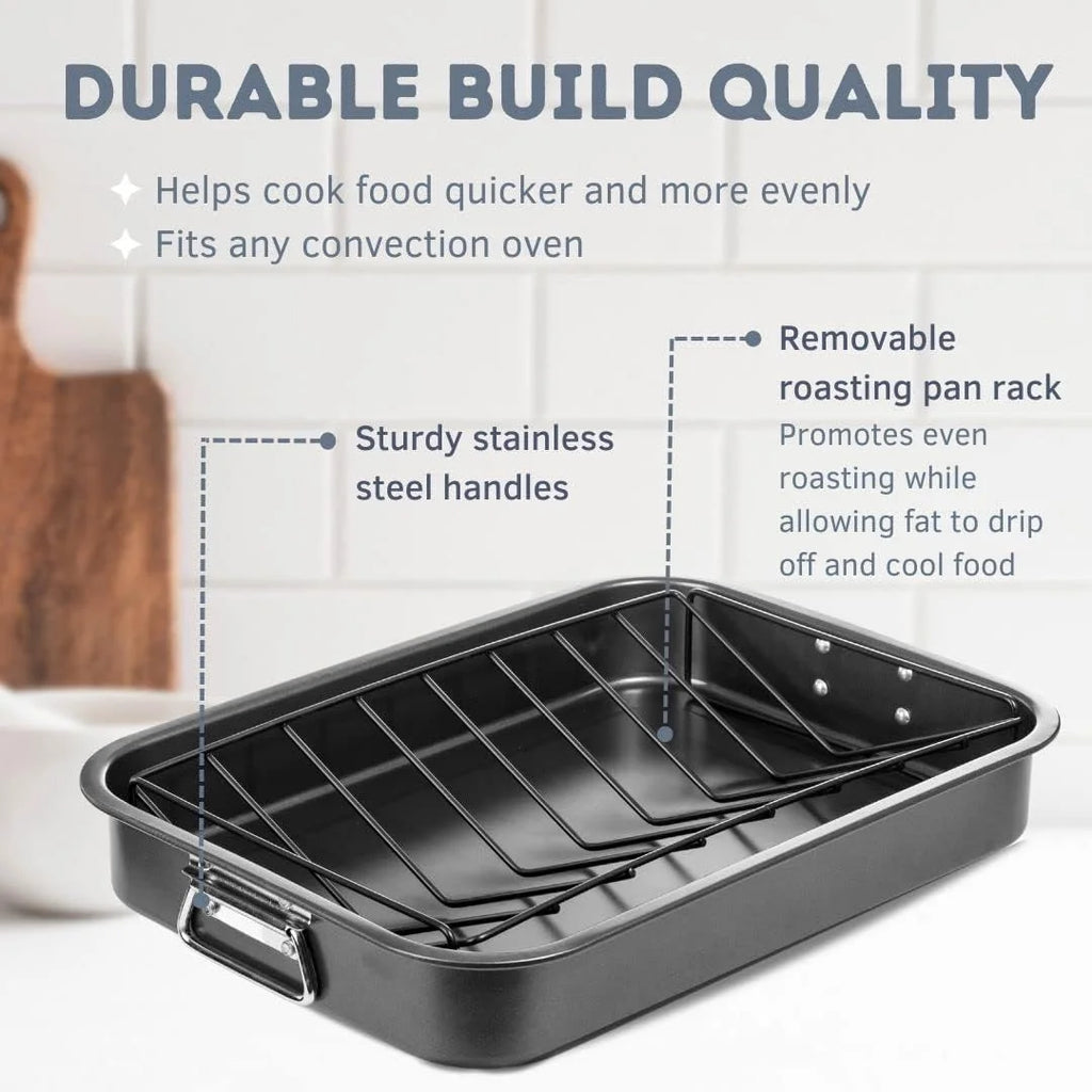 16" x 12" V-Shaped Nonstick Roasting Rack J4409