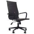 White Ergonomic High Back PU Leather Swivel Office Chair F875