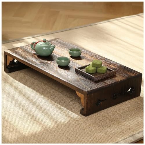 Japanese Tatami Low Table Wooden Coffee Table Portable Mini Furniture (40x30x11cm) U631856
