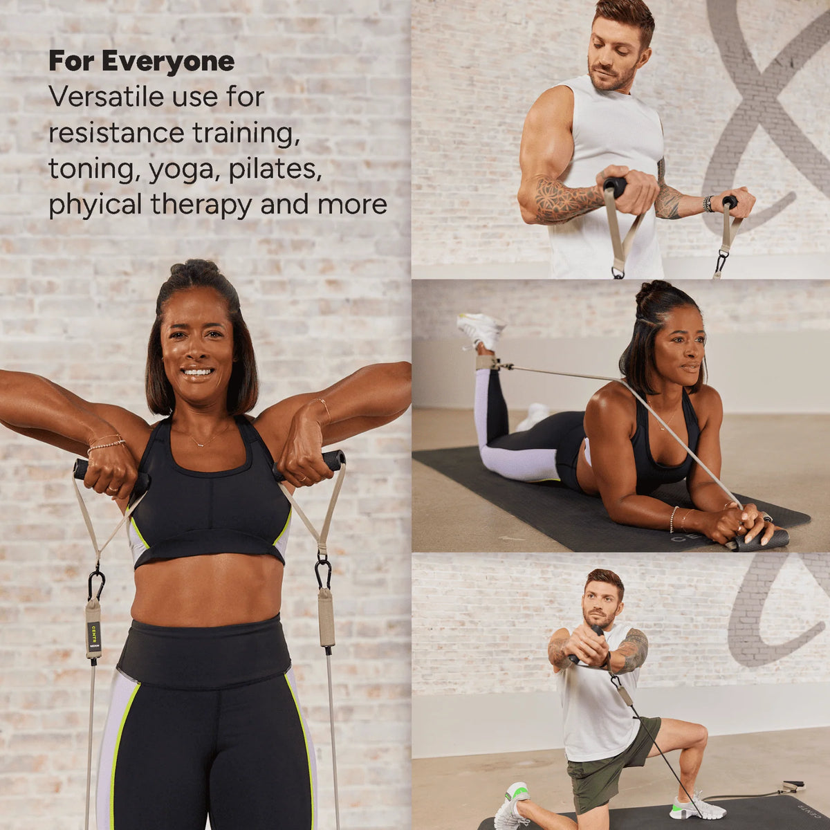 Resistance Bands with Handles, 5 Piece Band Set O4006