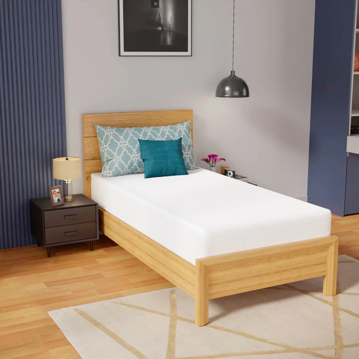 10 Inch Memory Foam Twin Mattress with Removable Cover X7024