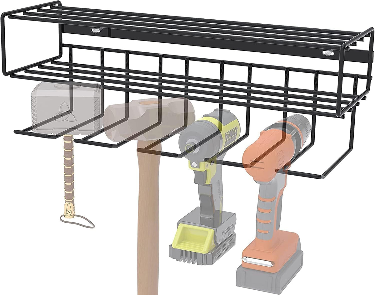 Heavy Duty Floating Tool Shelf 4-Pack Wall Mounted Steel Storage Rack C424