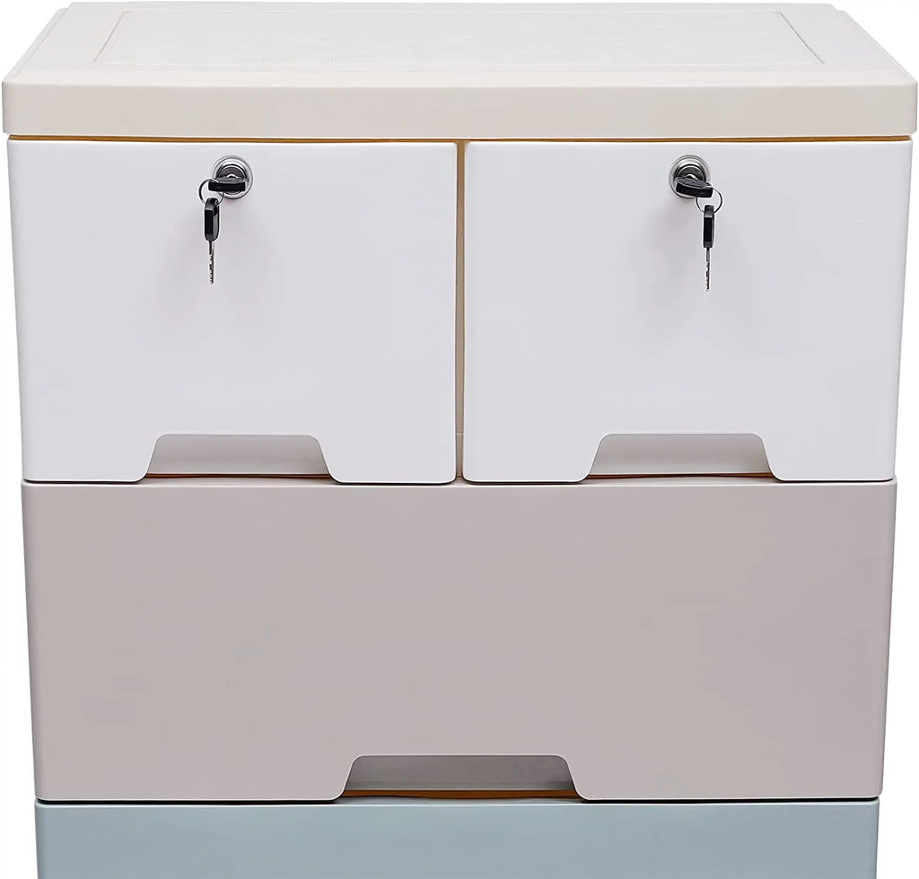 Plastic 6 Drawers Tall Dresser B58548