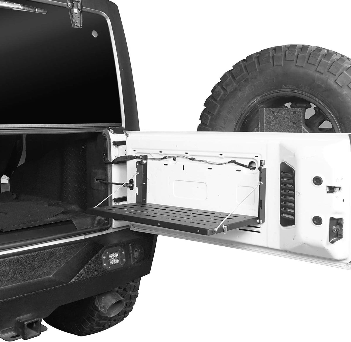 Foldable Rear Door Cargo Storage Shelf Pack of 2 N320900