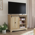 Cafe TV Stand with Storage, for TVs up to 43", Orchard Oak Finish E61170