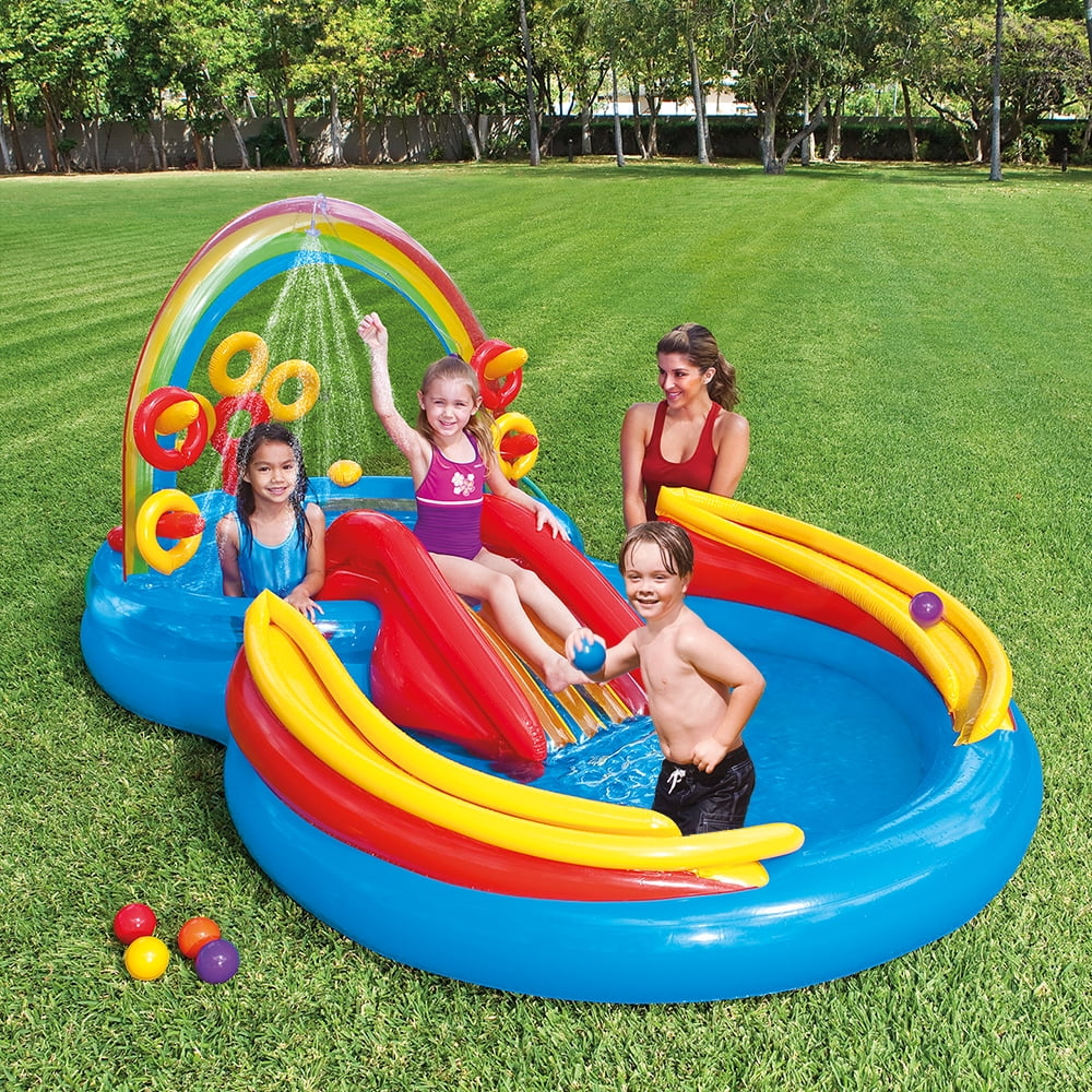 Inflatable Pool & Water Slide V40767