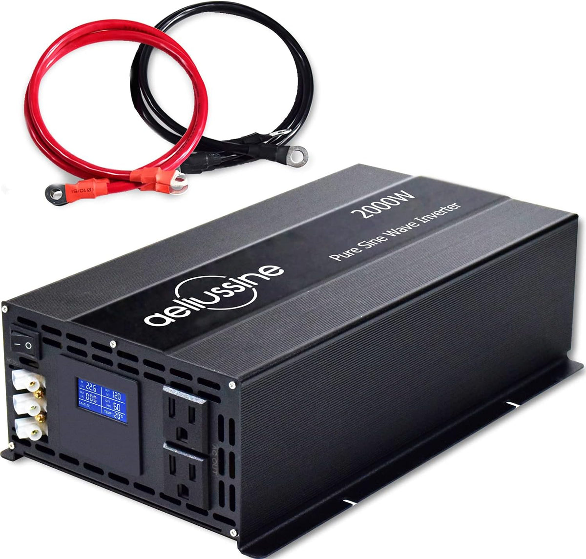 2000 watt Pure Sine Wave Power Inverter 24v dc to ac 110v 120v F908657