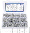 500pcs 14 Sizes Aluminum Blind Rivets Assortment Kit M878295