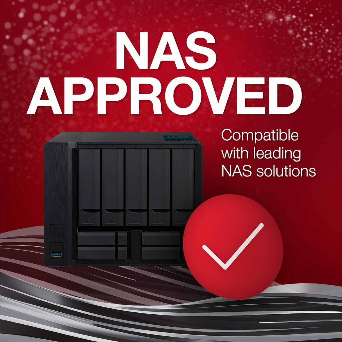 10TB NAS Internal Hard Drive HDD CMR 3.5 Inch SATA 6Gb/s 7200 RPM 256MB Cache Y580877