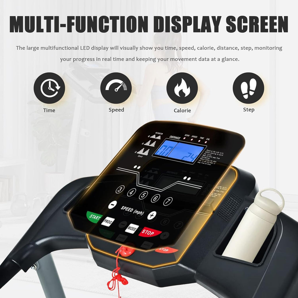 Folding Motorized Treadmill K38639