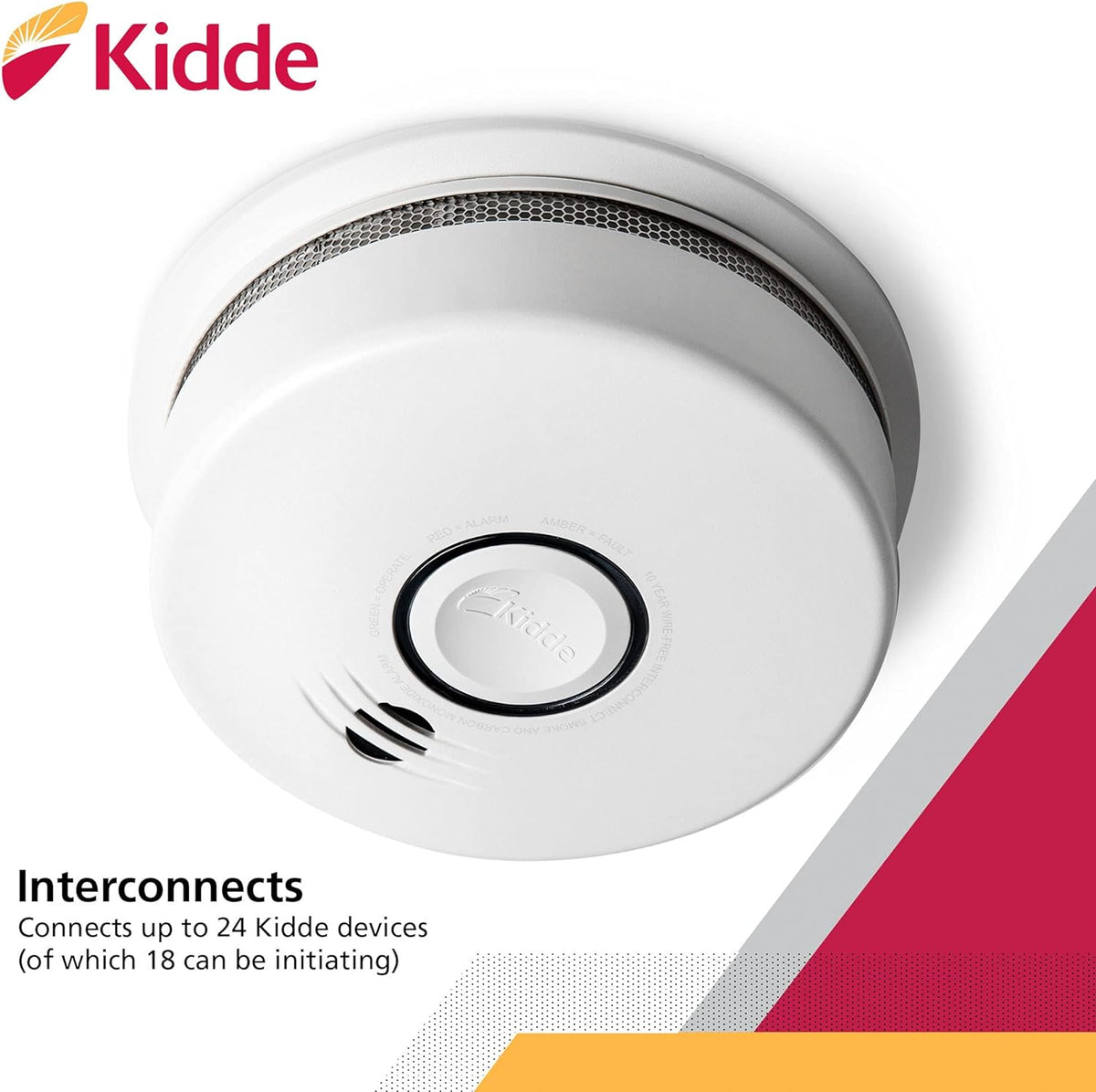 Hardwired Smoke & Carbon Monoxide Detector with Voice Alert E334501