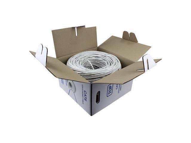 Cat6 Riser CMR 1000ft 23AWG 4 Pair Solid Bare Copper 550MHz UTP H35097