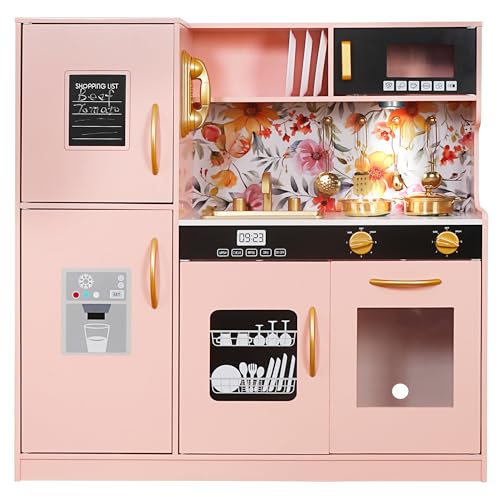 Wooden Play Kitchen Toy Set with Light G10875