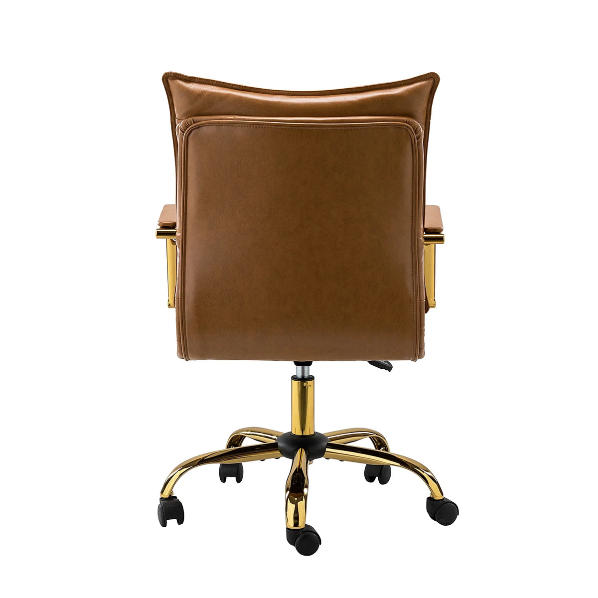 Vegan Leather Tufted Mid Back Task Chair H380