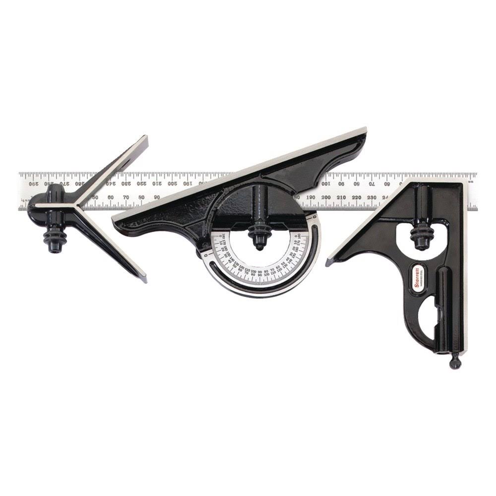 300mm Combination Set with Square, Center and Reversible Protractor Head and Blade J997980