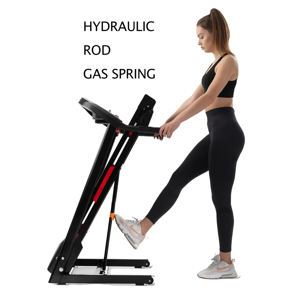 Folding Treadmill Electric 3.5 HP Running Machine with Incline C385
