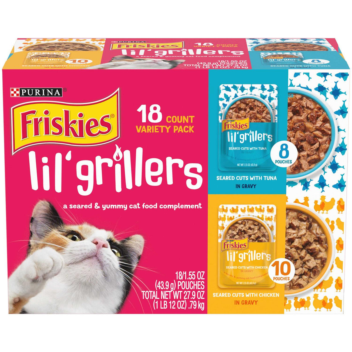 Wet Cat Food Complement Variety Pack Chicken V454