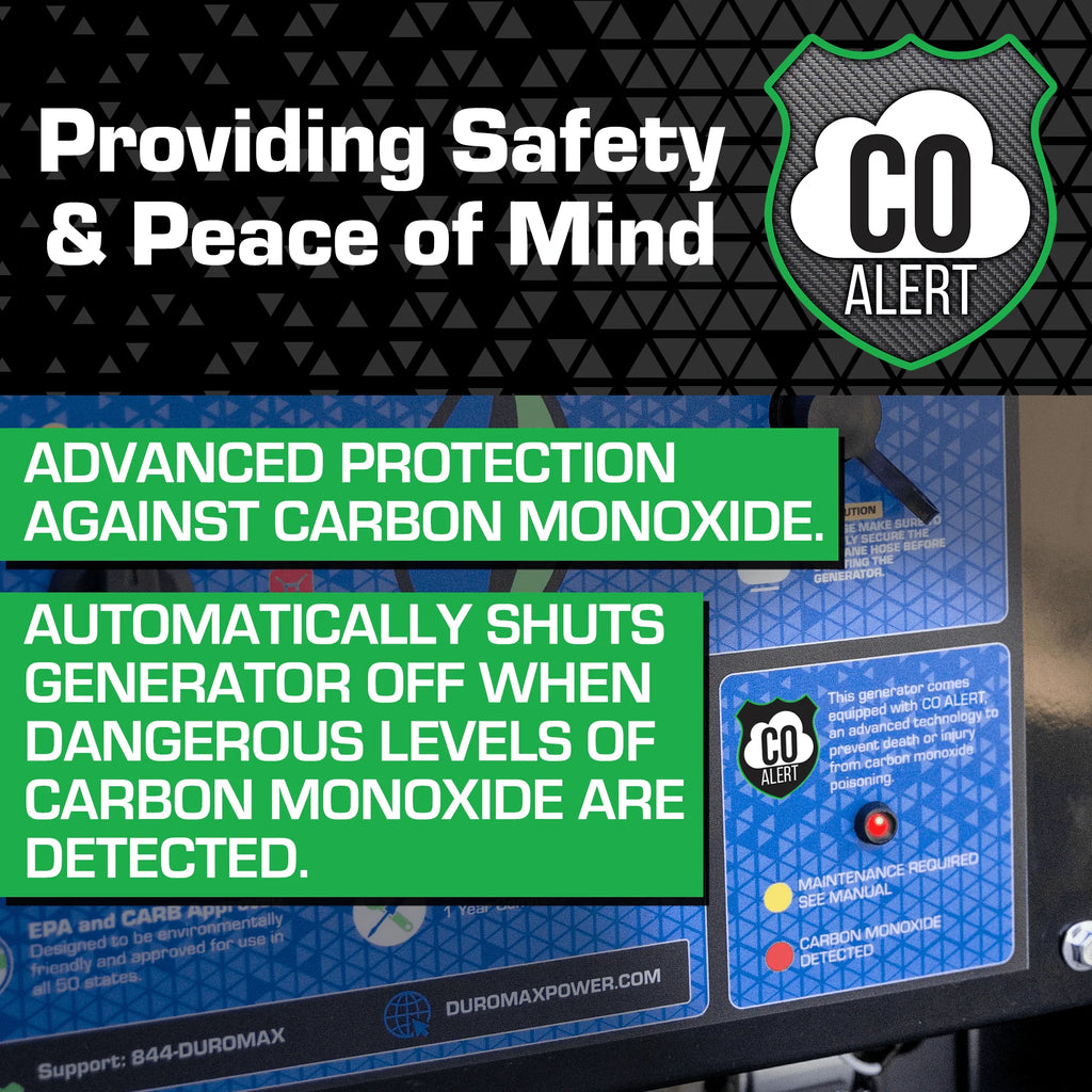 Portable Dual Fuel Generator with CO Alert 12,000 Watt P92980