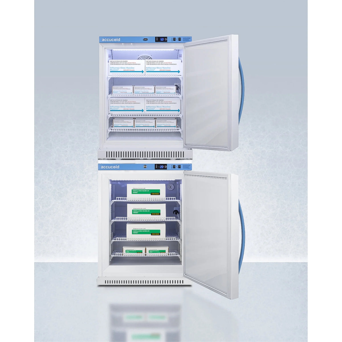 Pharma-Vac stacked vaccine refrigerator/freezer combination M450194