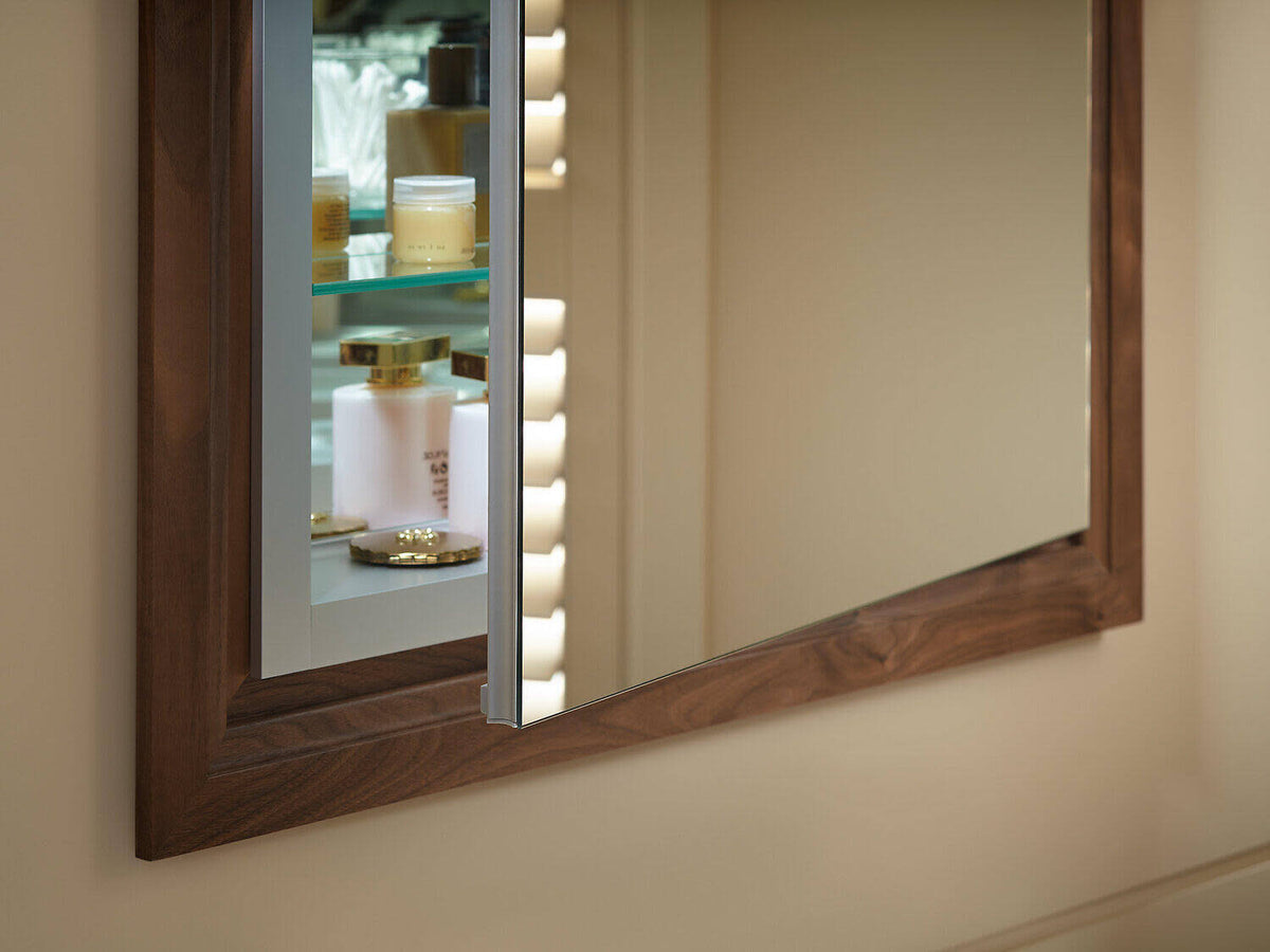 Linen White Medicine Cabinet Surround A9117