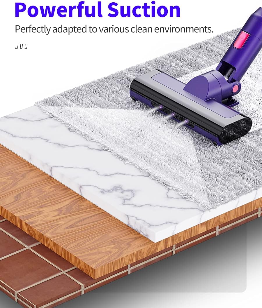 Cordless Vacuum Cleaner 24Kpa 40 min 250W Purple K965