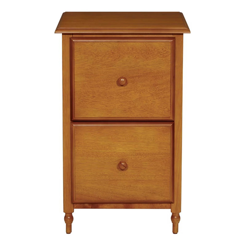 2 Drawer Wood File Cabinet in Antique Cherry B228263
