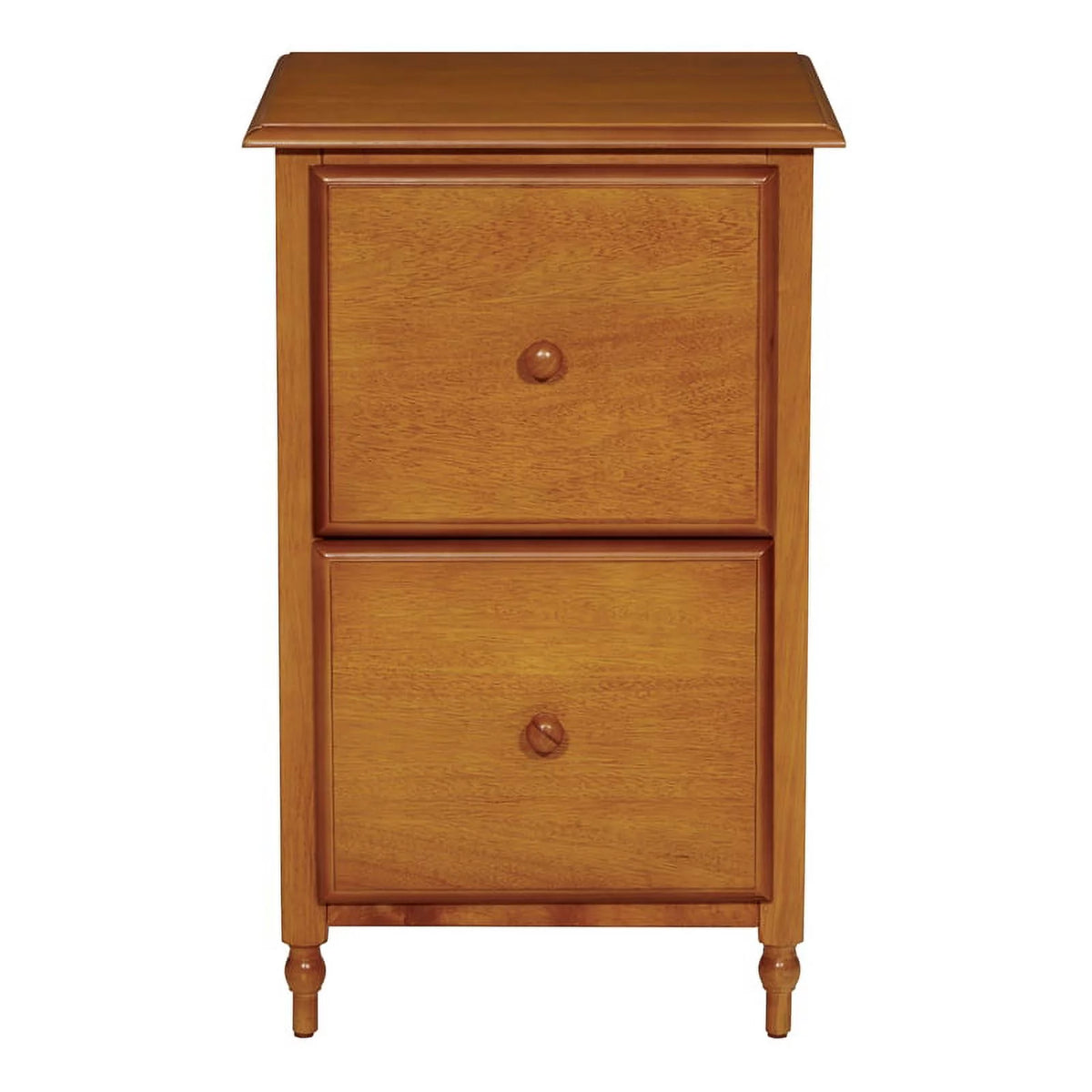 2 Drawer Wood File Cabinet in Antique Cherry B228263