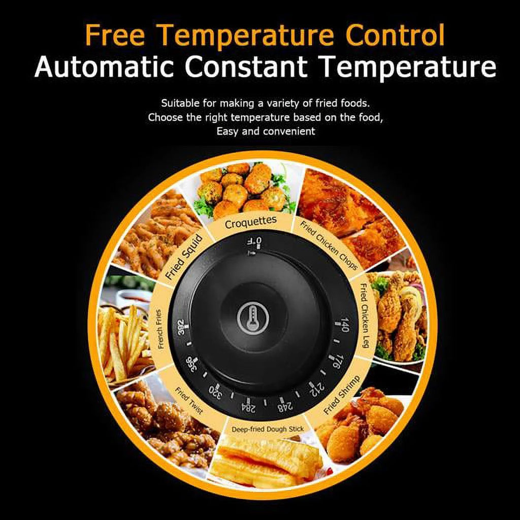 5000W 12L Dual Tanks Electric Deep Fryer with 2 Basket S7427