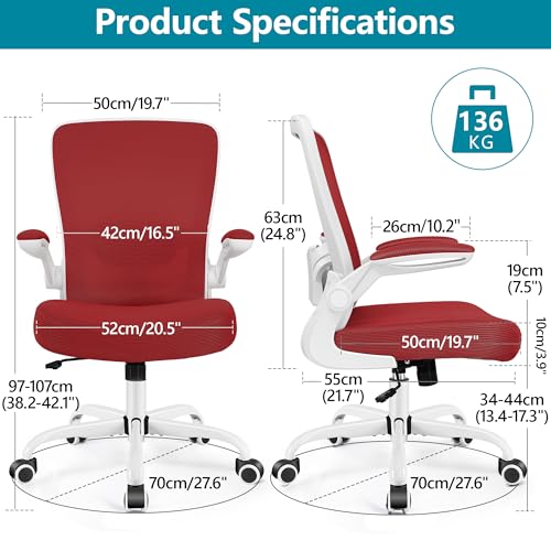Ergonomic Mesh Office Chair with Lumbar Support Black E71933