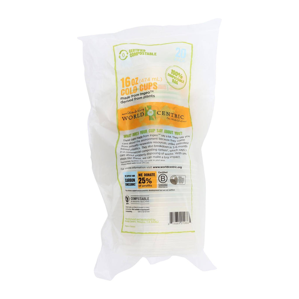 Compostable Clear 16 oz. Case of 12 J433