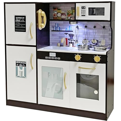 Wooden Play Kitchen Toy Set with Light G10875