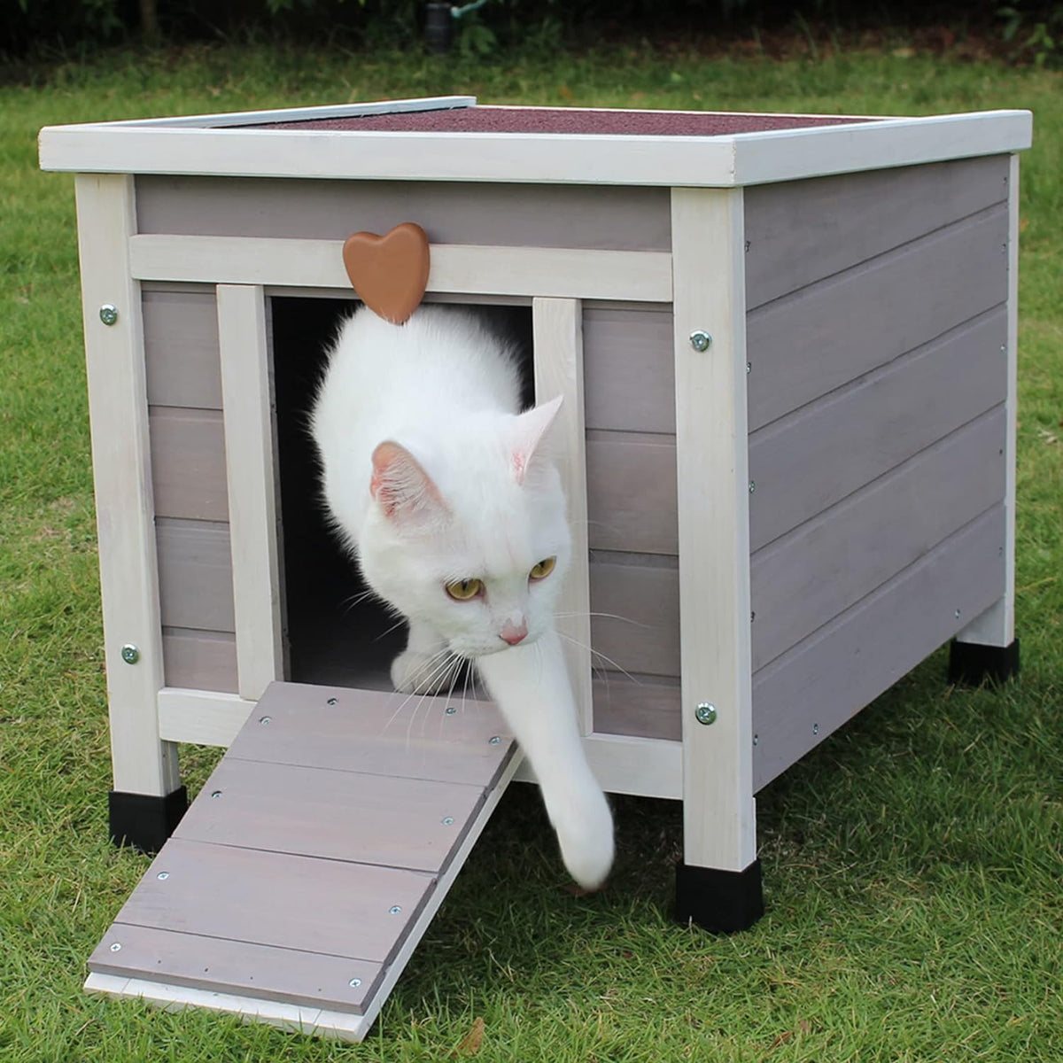 Weatherproof Wooden Small Pet House Pack of 2 W27601