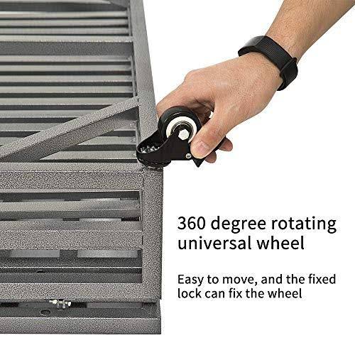 46 inch Heavy Duty Metal Dog Crate with Wheels G291