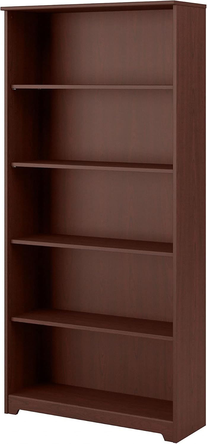 White 5 Shelf Bookcase J794