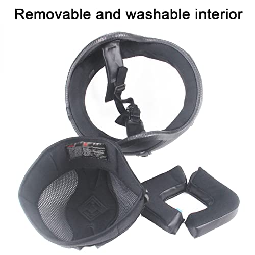 3/4 Open Face Motorcycle Helmet with Removable Lining S58294