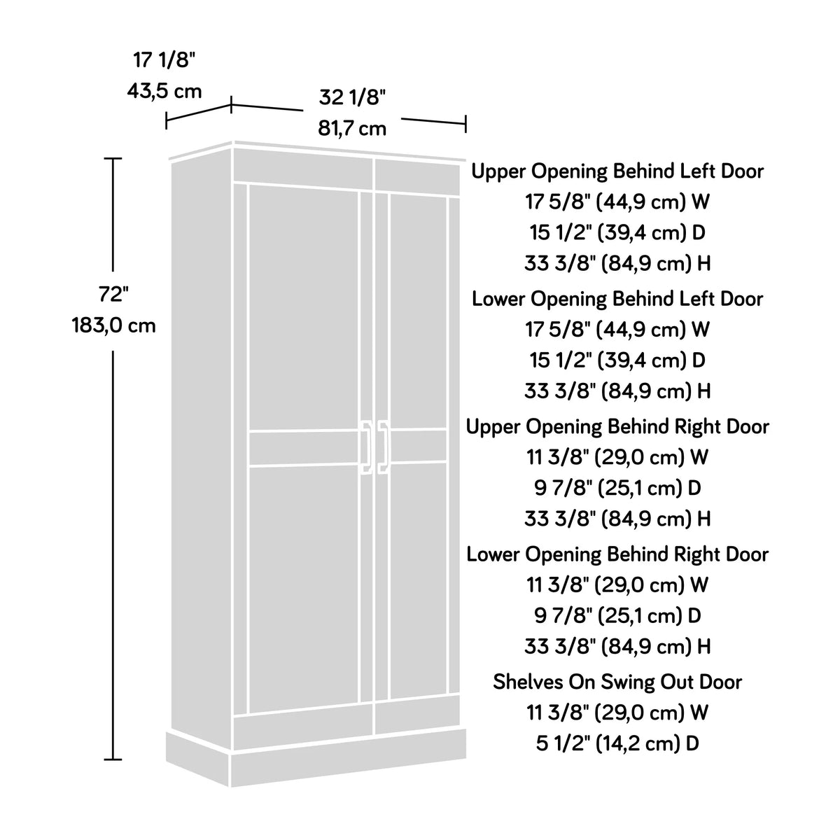 Spring Maple Finish Storage Cabinet B724