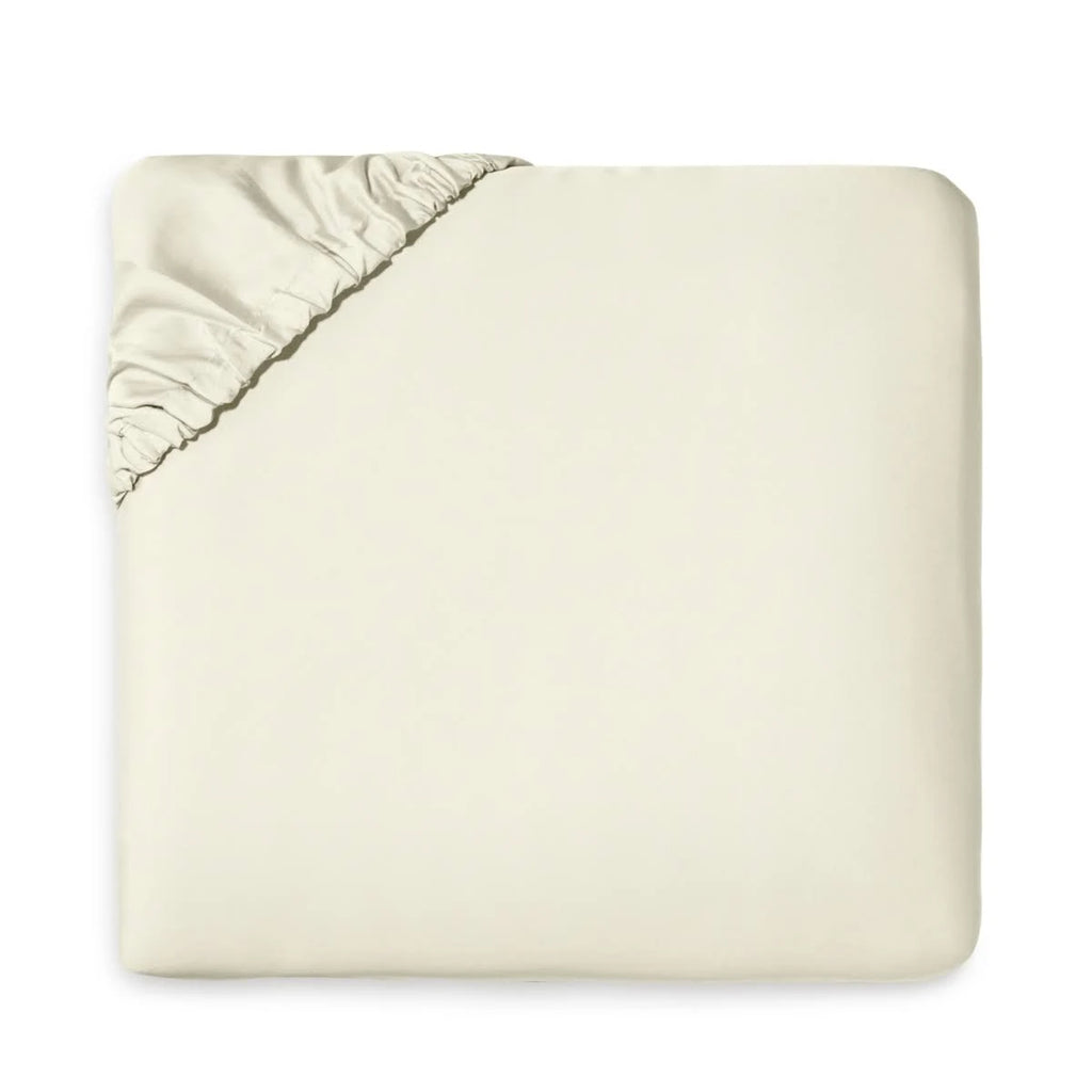 Grey Twin Cotton Fitted Sheet D377648