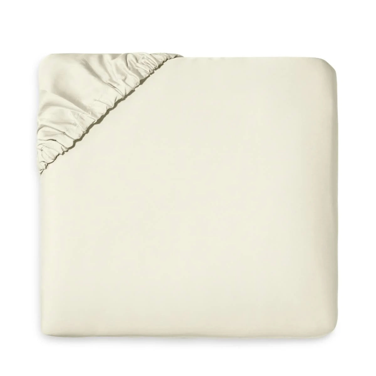 Grey Twin Cotton Fitted Sheet D377648
