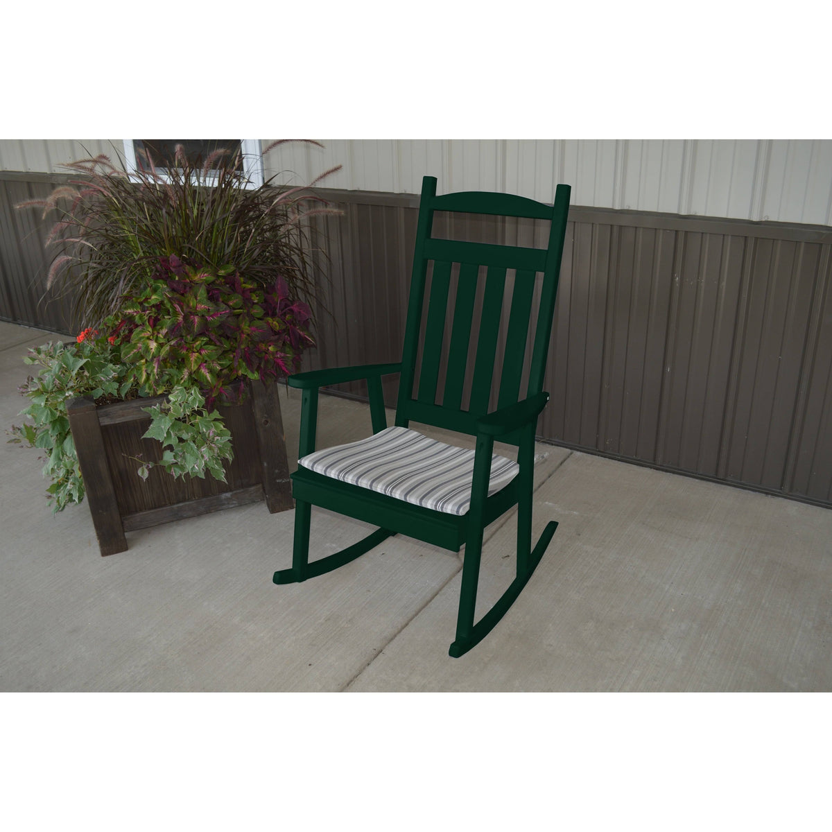White Porch Rocker L4245