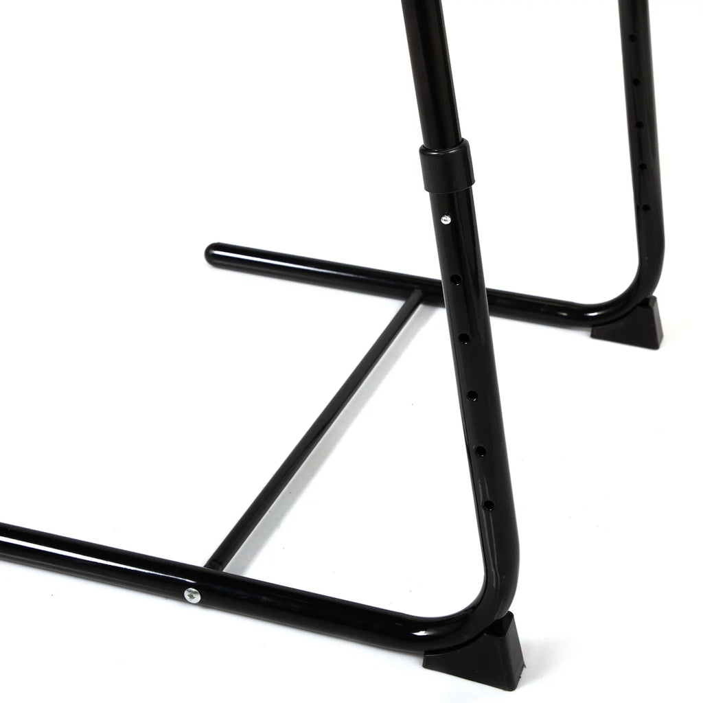 Set of 2 Black Portable Computer Table J48395