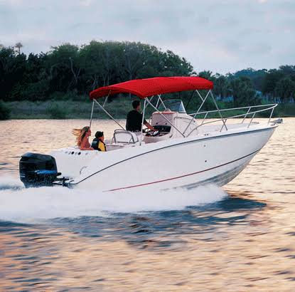 Teal Offshore Fishing Boat Cover I7365