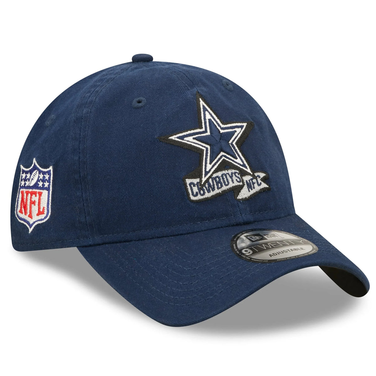 Navy Dallas Cowboys Adjustable Hat H836880