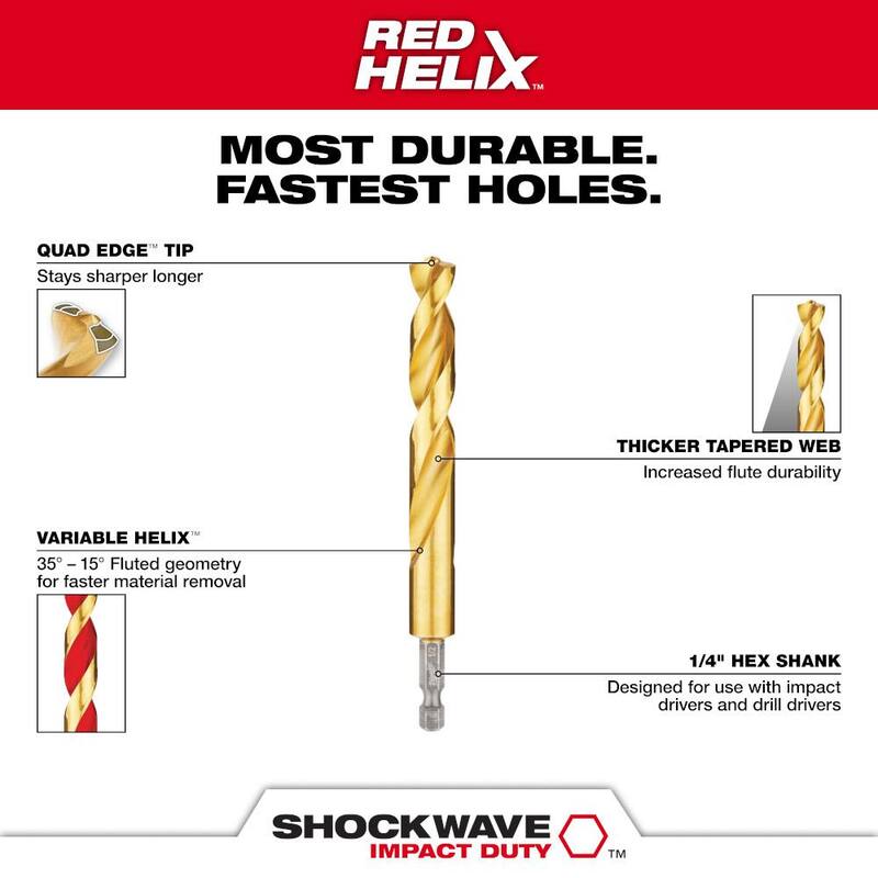 Titanium Drill Bit Set 7-Piece X958864