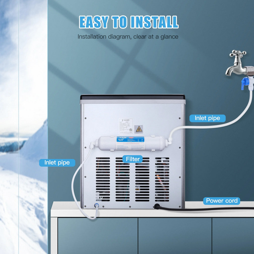 2-in-1 Portable Countertop Ice Maker & Shaver Machine L45924