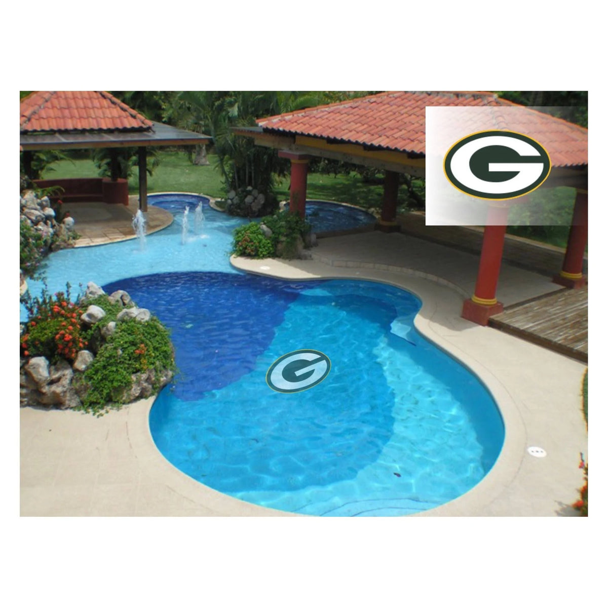 Large Swimming Pool Graphic Mat R579530