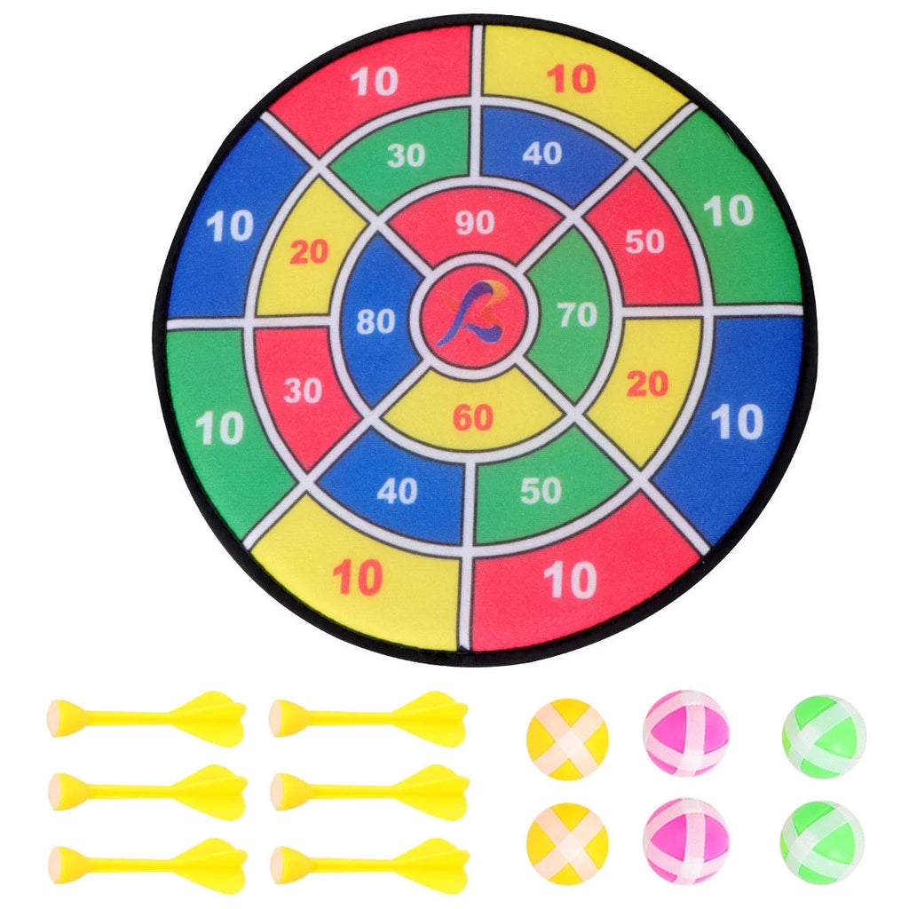 1 Set Sticky Ball Shooting Toy with 6pcs Sticky Ball and 6pcs Darts V834