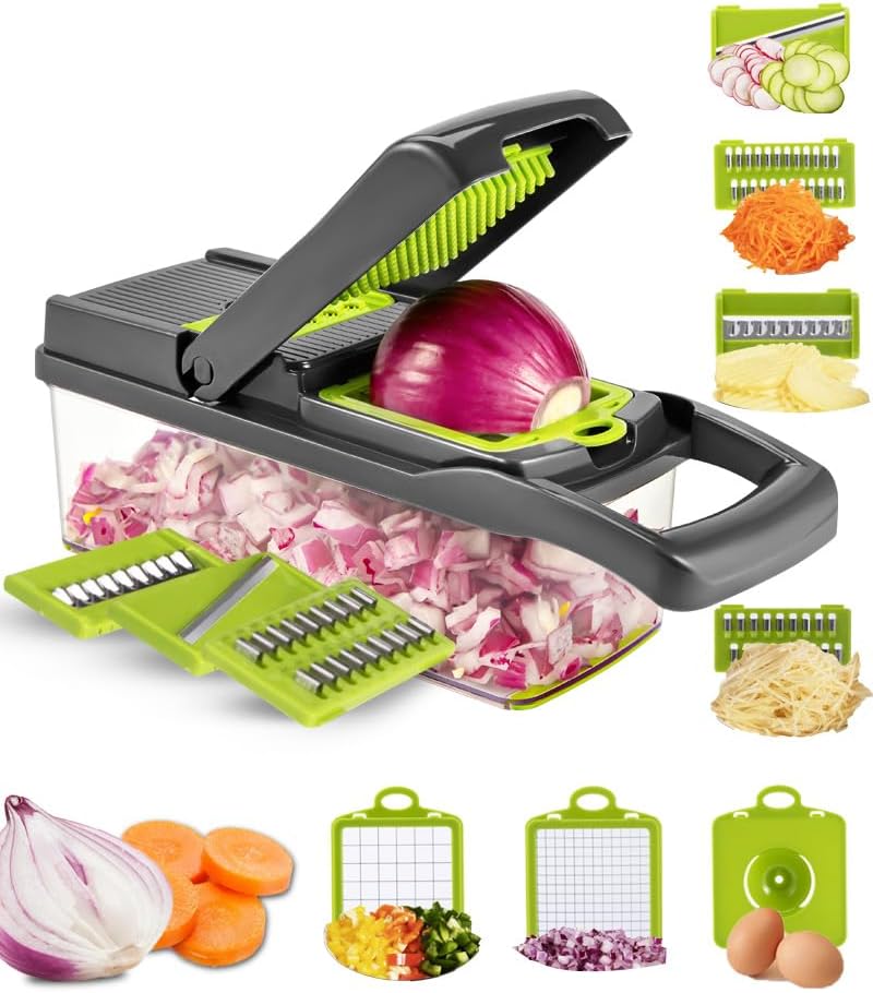 Vegetable Chopper with 12 Kitchen Gadgets W658673